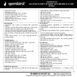 Preview for 6 page of Gembird TD-SPKBT-02 User Manual