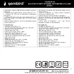 Preview for 7 page of Gembird TD-SPKBT-02 User Manual