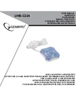 Gembird UHB-C224 User Manual preview