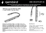 Gembird UHB-CM-U3P1U2P3-02 User Manual предпросмотр