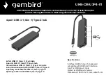 Предварительный просмотр 1 страницы Gembird UHB-CM-U3P4-01 User Manual