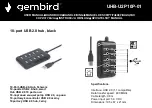 Gembird UHB-U2P10P-01 User Manual предпросмотр