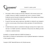 Предварительный просмотр 2 страницы Gembird WCS-6006 User Manual