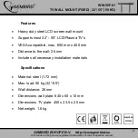 Preview for 2 page of Gembird WM-55F-01 User Manual