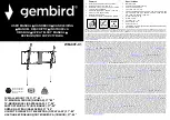 Предварительный просмотр 1 страницы Gembird WM-80T-01 User Manual