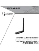 Gembird WNP-UA300P-01 User Manual preview