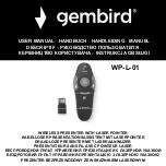 Gembird WP-L-01 User Manual preview