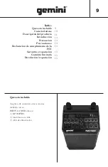 Preview for 9 page of gemeni KP-800PRO Manual