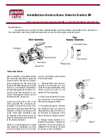 Gemini Valve 89 Series Installation Instructions preview