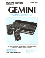 Preview for 1 page of Gemini 2510 Owner'S Manual