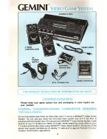 Preview for 2 page of Gemini 2510 Owner'S Manual