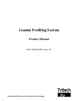 Preview for 1 page of Gemini 620pd Profiling Product Manual