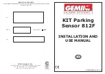 Предварительный просмотр 1 страницы Gemini 812F Installation And Use Manual