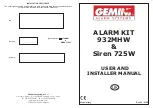 Gemini 932MHW User'S And Installer'S Manual предпросмотр