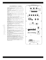 Предварительный просмотр 4 страницы Gemini AS-08TOGO User Manual