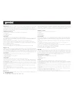 Предварительный просмотр 2 страницы Gemini AS-15BLU User Manual