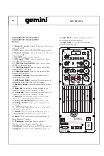 Предварительный просмотр 8 страницы Gemini AS SERIES User Manual