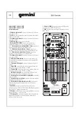 Предварительный просмотр 16 страницы Gemini AS SERIES User Manual