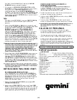 Preview for 14 page of Gemini CD-1800X Operation Manual