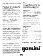 Preview for 9 page of Gemini CDJ-02 Operation Manual