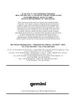 Preview for 19 page of Gemini CDJ-202 Operation Manual