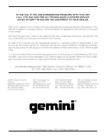 Предварительный просмотр 22 страницы Gemini CDJ-250 Manual