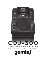 Предварительный просмотр 2 страницы Gemini CDJ-300 User Manual