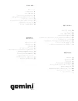 Предварительный просмотр 3 страницы Gemini CDJ-300 User Manual