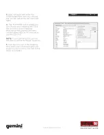 Preview for 4 page of Gemini CDJ-700 Configuration Manual