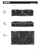 Preview for 3 page of Gemini CDM-3610 Operation Manual
