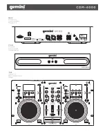 Preview for 3 page of Gemini CDM-4000 Operation Manual