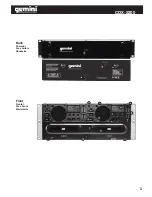 Preview for 3 page of Gemini CDX-2200 Operation Manual