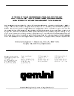 Preview for 20 page of Gemini CDX-2250 Operation Manual