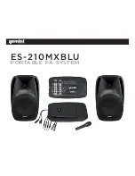 Gemini ES-210MXBLU User Manual предпросмотр