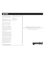 Preview for 9 page of Gemini ES-210MXBLU User Manual