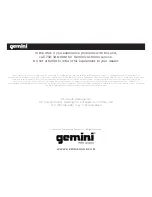 Preview for 10 page of Gemini ES-210MXBLU User Manual