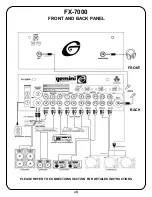 Preview for 4 page of Gemini FX-7000 Service Manual