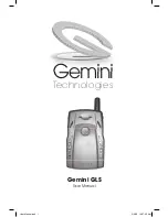 Gemini Gemtek PT300 User Manual preview