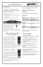 Preview for 11 page of Gemini GMAX-6000 User Manual