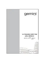Gemini GMF80C Manual preview
