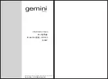 Gemini GOV25 Manual предпросмотр