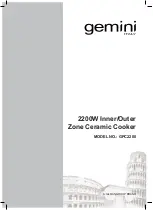 Gemini GPC2200 Manual предпросмотр