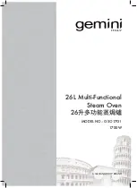 Gemini GSO17G1 Manual предпросмотр