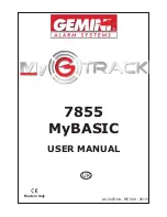 Gemini gtrack 7855 MyBASIC User Manual preview