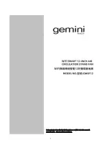 Предварительный просмотр 1 страницы Gemini GWSF12 User Manual