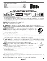 Предварительный просмотр 2 страницы Gemini GX-1000 Operation Manual