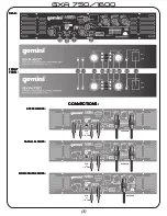 Предварительный просмотр 3 страницы Gemini GXA 750 Operation Manual