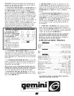 Preview for 9 page of Gemini IPMX Operational Manual