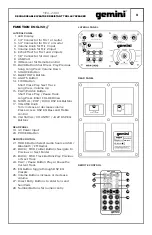 Предварительный просмотр 3 страницы Gemini MPA-2400 User Manual