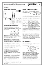 Предварительный просмотр 9 страницы Gemini MPA-2400 User Manual